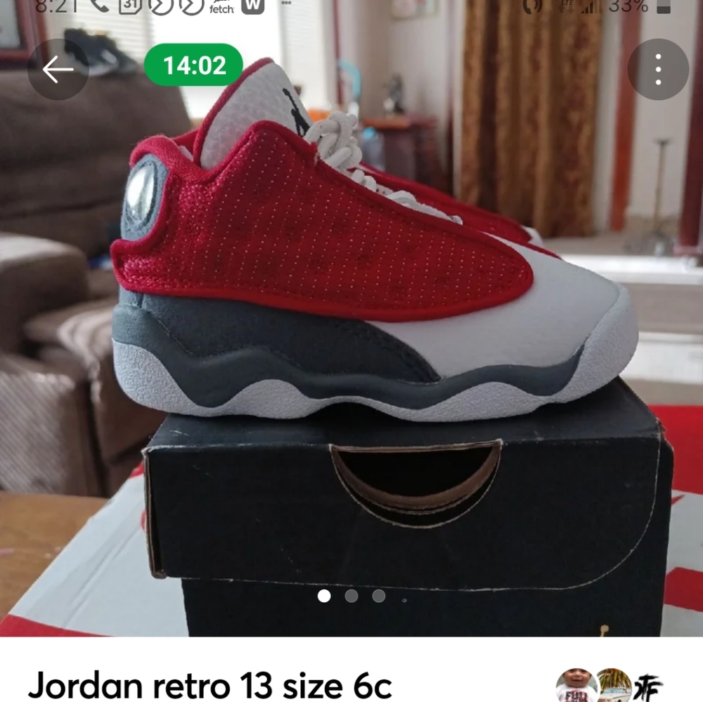 Jordan Retro 13 size 6c
